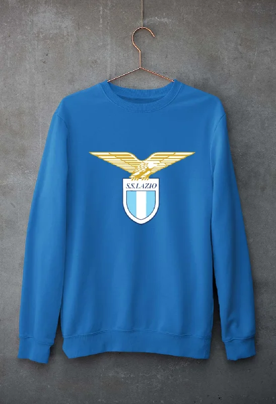 Lazio Unisex Sweatshirt for Men/WomenHoodie with Hem Contrast Bold Stylish