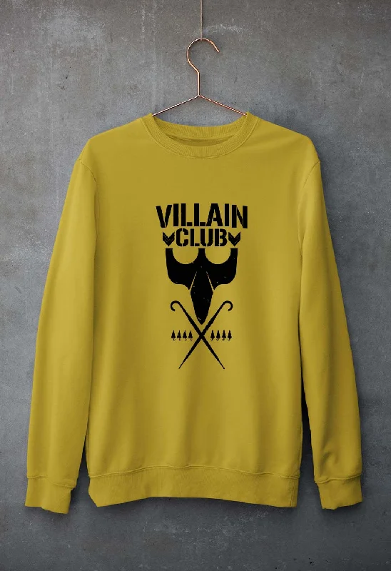 Villain Club Unisex Sweatshirt for Men/WomenHoodie with Patch Decorative Personalized