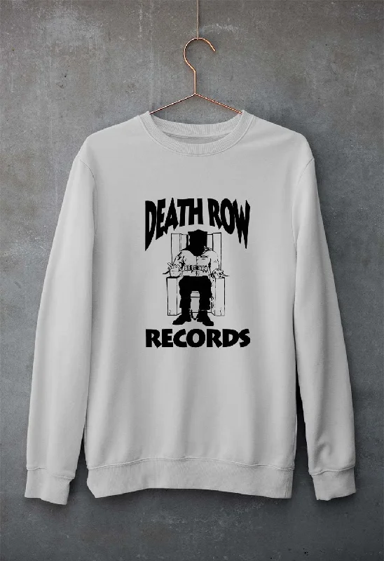 Death Row Records Unisex Sweatshirt for Men/WomenHoodie with Drawstring Waist Adjustable Fitted