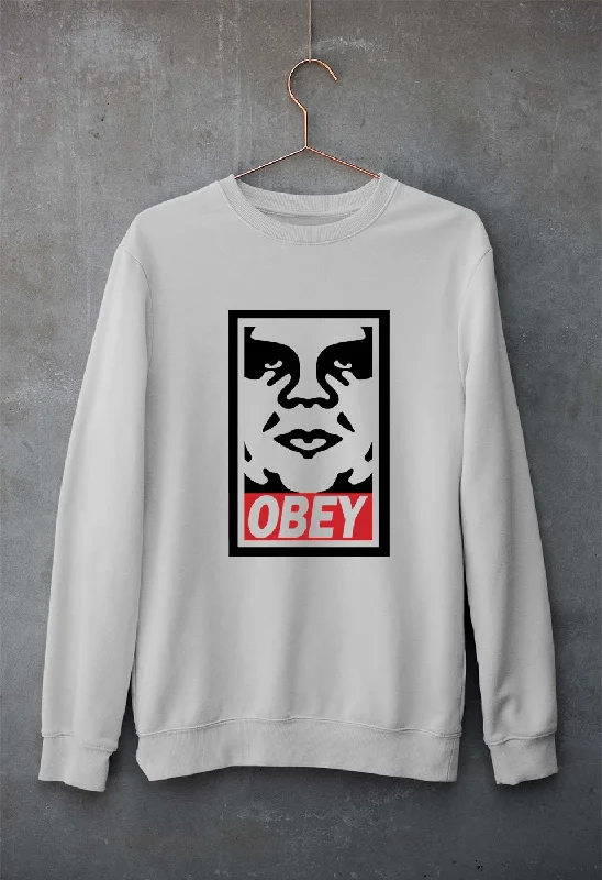 Obey Unisex Sweatshirt for Men/WomenHoodie with Magnetic Closure Innovative Modern