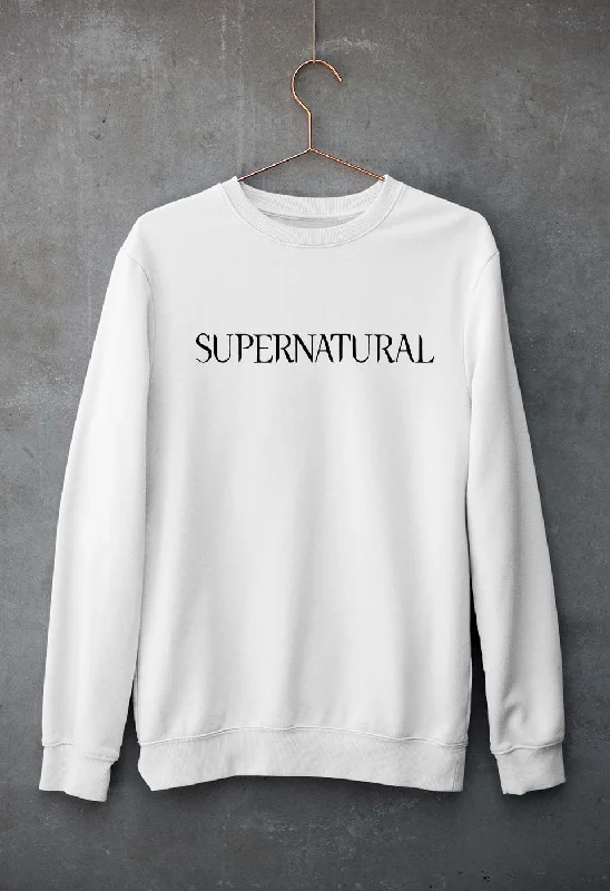 Supernatural Unisex Sweatshirt for Men/WomenHoodie with Exposed Zipper Edgy Industrial