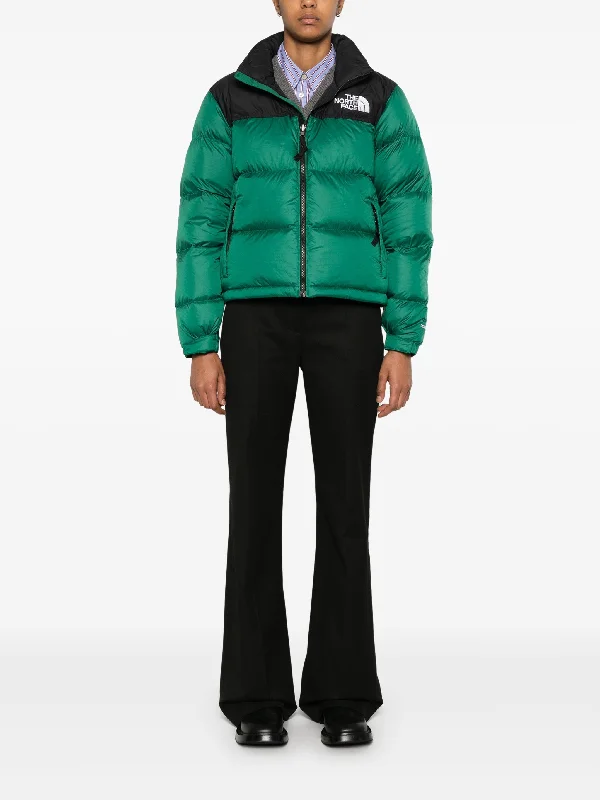 THE NORTH FACE - Women TNF 1996 Retro Nuptse Jacket One-Shoulder Jacket Off-the-Shoulder Jacket Asymmetrical Jacket