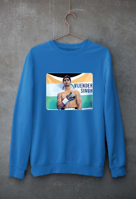 Vijender Singh Unisex Sweatshirt for Men/WomenHoodie with Patch Decorative Personalized