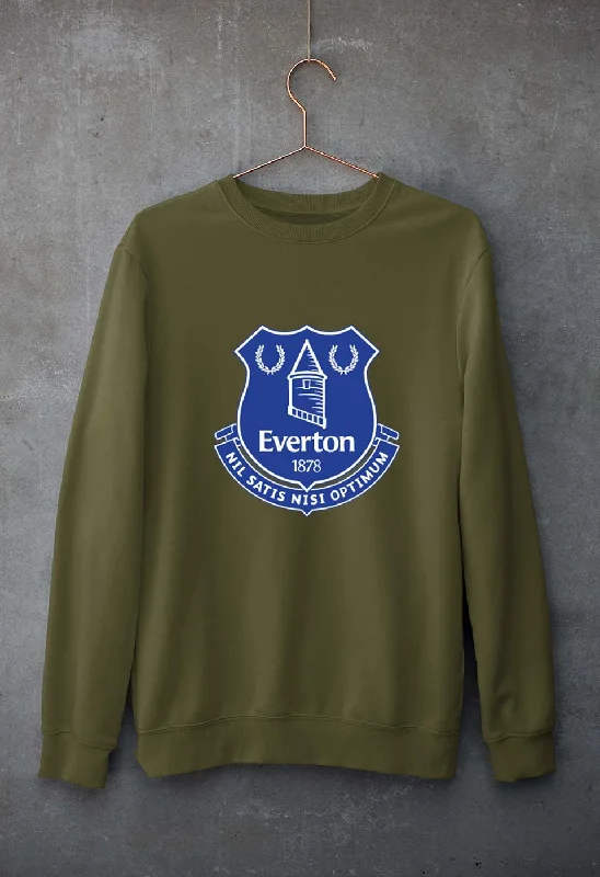 EVERTON Unisex Sweatshirt for Men/WomenCotton Hoodie Fleece Lining Warmth