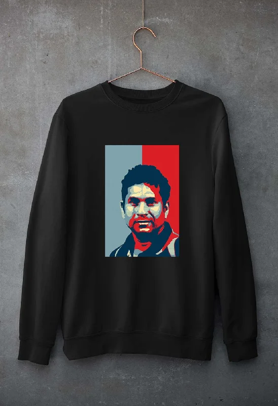 Sachin Tendulkar Unisex Sweatshirt for Men/WomenHoodie with Button Classic Timeless