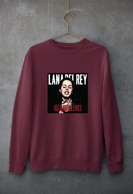 Lana Del Rey Unisex Sweatshirt for Men/WomenHoodie with Batwing Sleeves Loose Dramatic