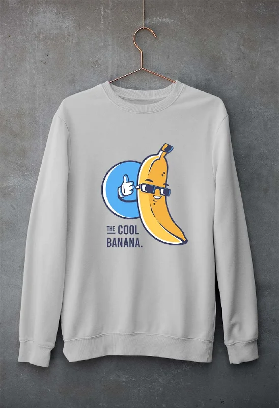 Banana Unisex Sweatshirt for Men/WomenHoodie with Distressed Vintage Worn