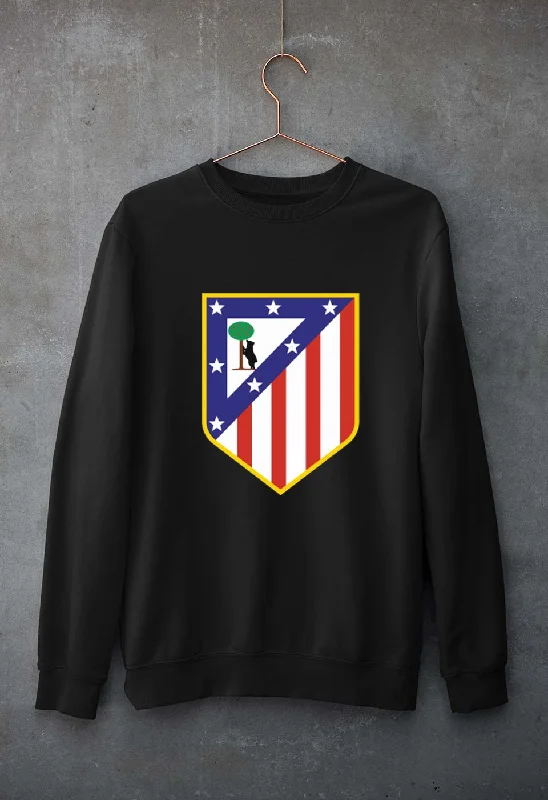 Atlético Madrid Unisex Sweatshirt for Men/WomenHoodie with Color Block Contrast Stylish