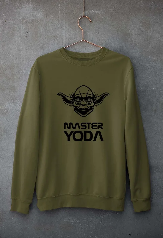 Yoda Star Wars Unisex Sweatshirt for Men/WomenHoodie with Emblem Brand Identity