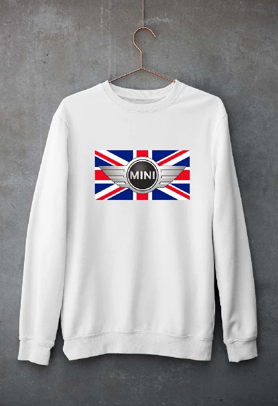 Mini Cooper Unisex Sweatshirt for Men/WomenHoodie with Hem Lace Feminine Delicate