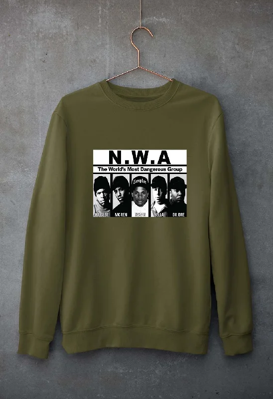 Niggaz Wit Attitudes (NWA) Hip Hop Unisex Sweatshirt for Men/WomenHoodie with Monochrome Minimalist Simple