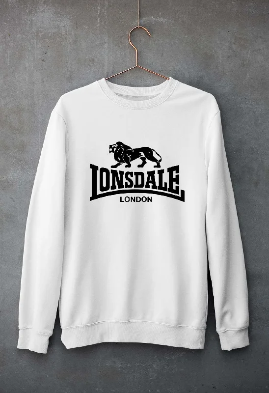 Lonsdale Unisex Sweatshirt for Men/WomenHoodie with Earth Tones Natural Calm