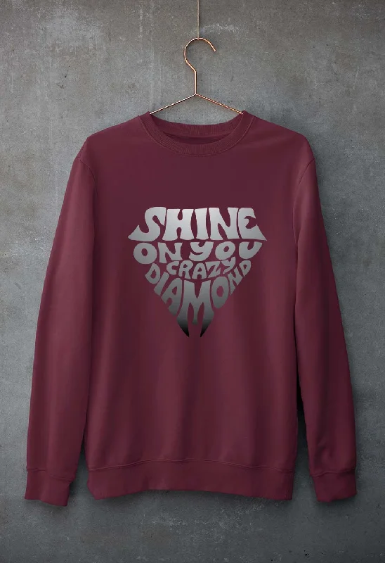 Shine on You Crazy Diamond Unisex Sweatshirt for Men/WomenHoodie with Set-In Sleeves Structured Classic