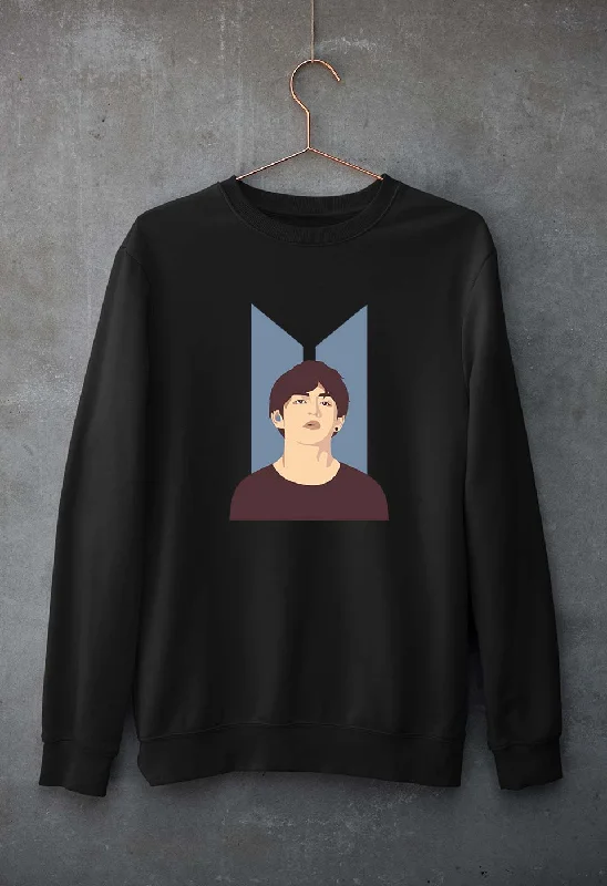 V-BTS(K-Pop) Unisex Sweatshirt for Men/WomenHoodie with Turtle Neck Cozy Winter