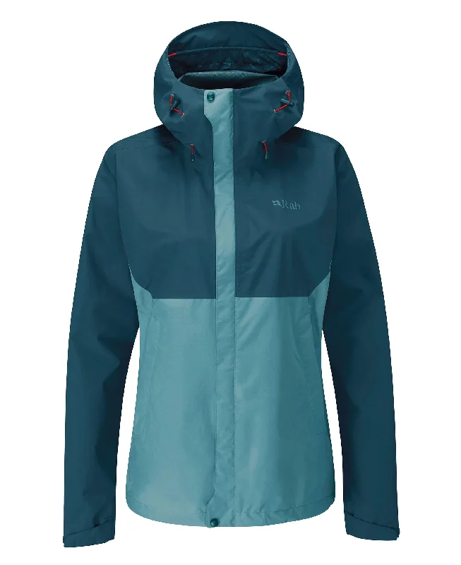 Downpour Eco Waterproof Jacket - Orion Blue/Citadel Welt Pockets Slit Pockets Flap Pockets