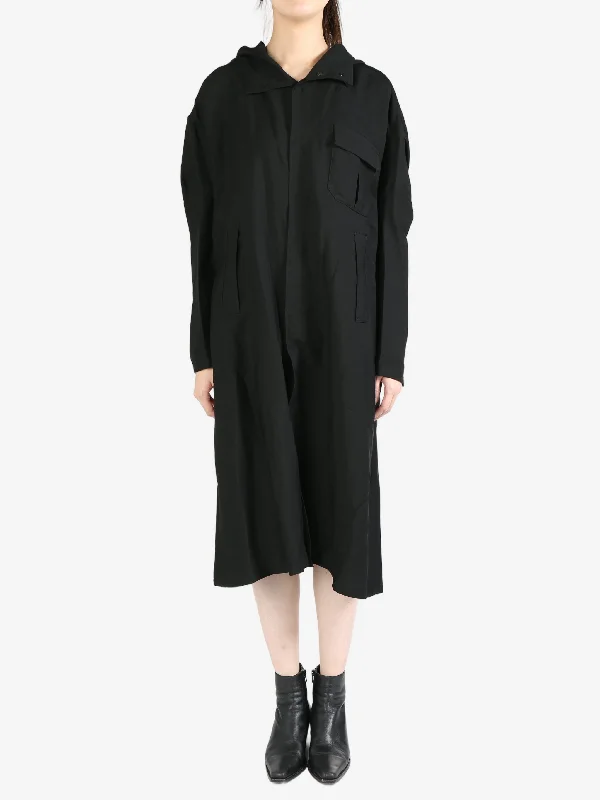 YOHJI YAMAMOTO - Women Mountain Jacket Oversized Jacket Tailored Jacket Straight Jacket