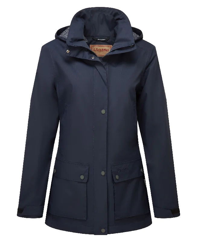 Edith Jacket - True Navy Zippered Front Buttoned Front Snap Front