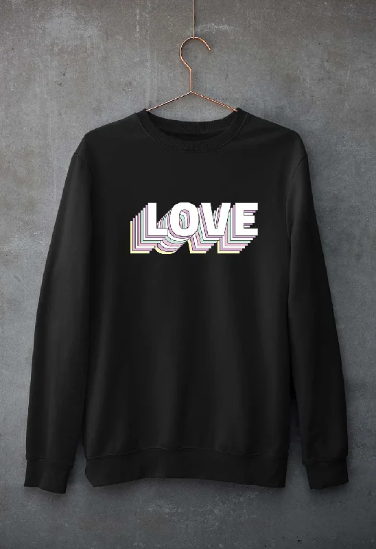 Love Unisex Sweatshirt for Men/WomenHoodie with Lining Warm Insulated