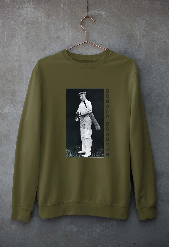 Donald Bradman Unisex Sweatshirt for Men/WomenHoodie with Slim Fit Tailored Modern