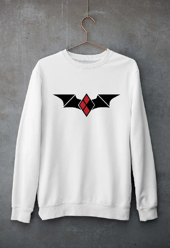 Batman and Harley Quinn Unisex Sweatshirt for Men/WomenHoodie with Hem Detail Decorative Unique