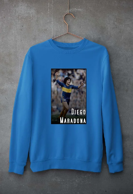 Diego Maradona Unisex Sweatshirt for Men/WomenHoodie with Raglan Sleeves Sporty Comfortable