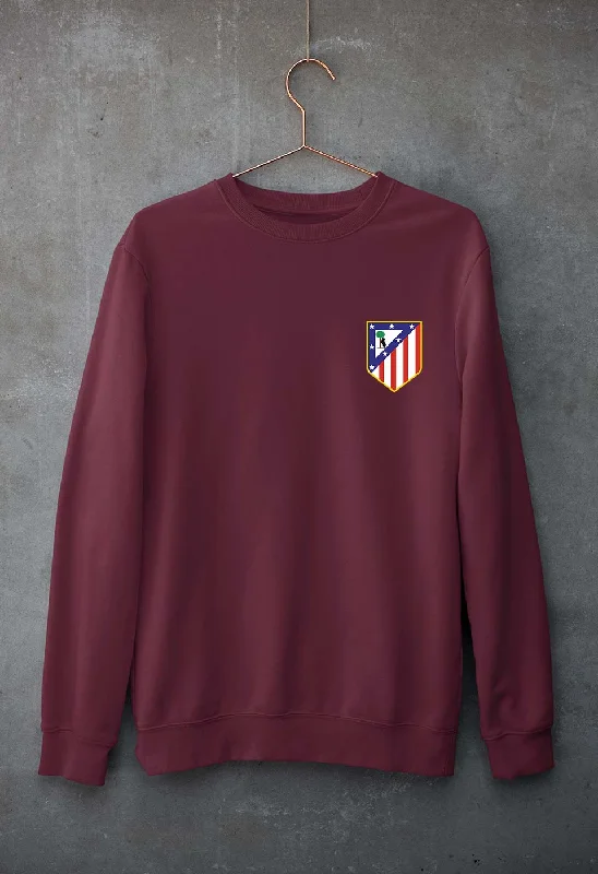 Atlético Madrid Unisex Sweatshirt for Men/WomenHoodie with Gradient Ombre Colorful