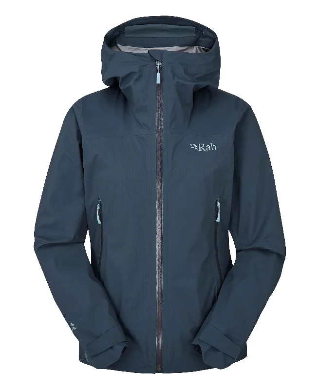 Women's Firewall Light Waterproof Jacket - Tempest Blue Knit Jacket Woven Jacket Fleece Jacket