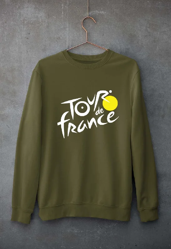 Tour de France Unisex Sweatshirt for Men/WomenHoodie with Applique Textured Unique