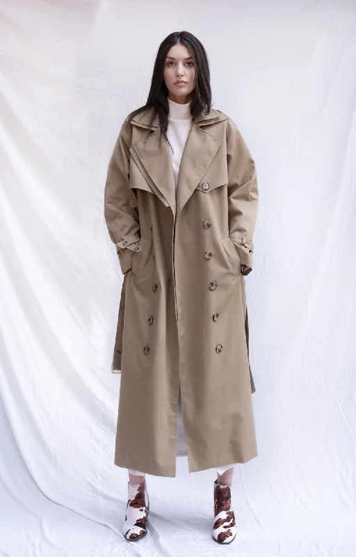 The Mary Trench Coat Pockets Sleeves Lining