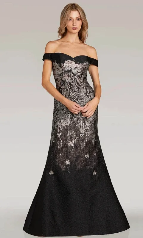 Gia Franco 12322 - Floral Detailed Evening Dress Tunics New arrival