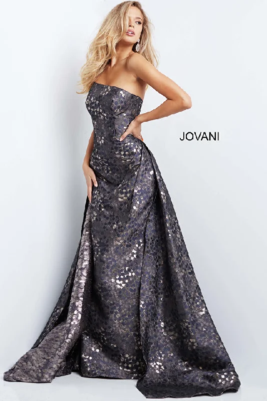 Jovani 06255 Strapless Long Evening Dress Tunics Leisure comfortable