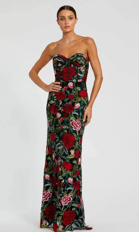 Mac Duggal 20757 - Floral Sheath Evening Dress Tunics Gym athletic