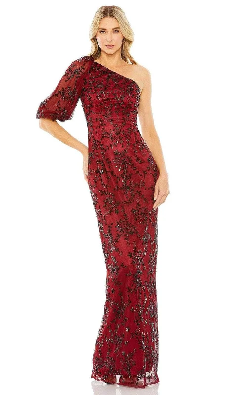 Mac Duggal 5912 - Back Slit Sheath Evening Dress Tunics Vintage classic