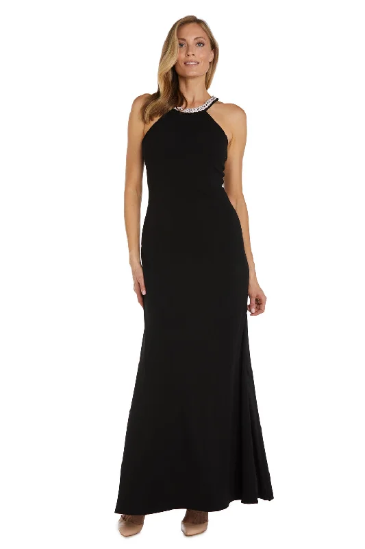 Nightway 22208 Formal Long Halter Evening Dress Tunics Long Elegant