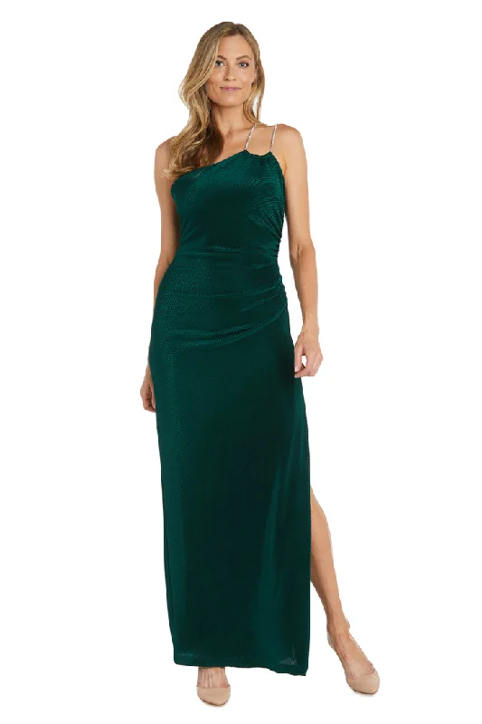 Nightway 22267 Long Formal Evening Dress Turtleneck Neckline Stylish