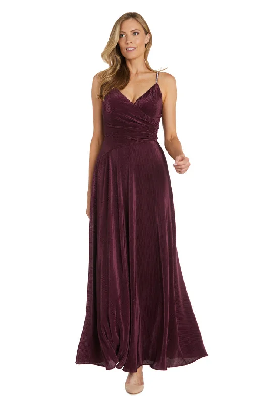 Nightway 22270 Pleated Long Formal Evening Dress sweetheart Neckline Romantic