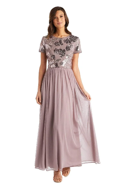 R&M Richards 7058 - Jewel A-Line Evening Dress Tunics Floral girly