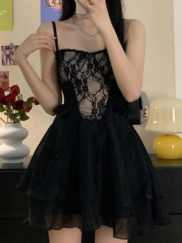 black strap dress