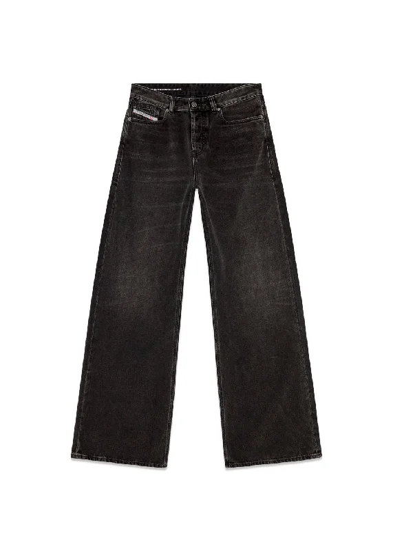 1996 D-SIRE L.30 TROUSERS - Black Trousers Capri Summer