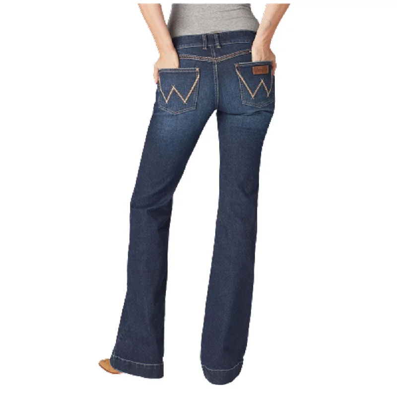 2321499 Wrangler Women's Retro Sadie Trouser Low Rise Jean - Gabby Trousers Ceremony Elegant