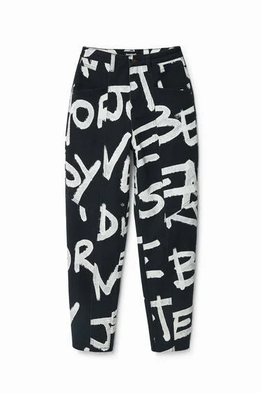 Desigual Manifesto Trousers Trousers Exclusive Limited