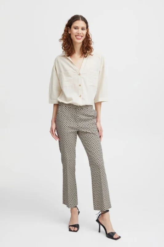 Printed Cotton Trousers Trousers Winter Warm