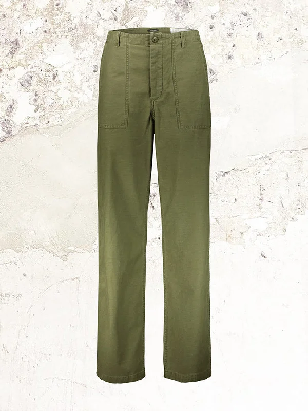 R13 Olive Wide-Leg Trousers Trousers Fall Fleece