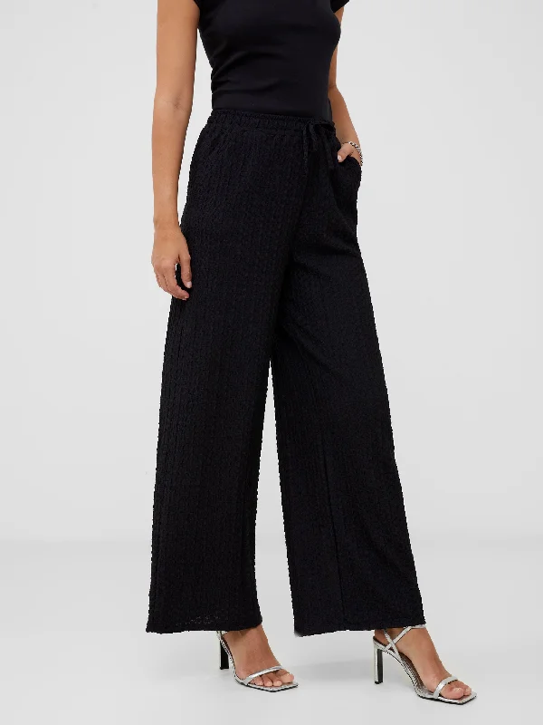 Tash Textured Trousers Trousers cozy soft