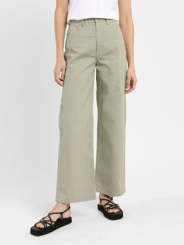 Women's High-Waisted Trousers Trousers Running Lightweight