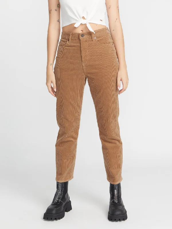 Stoned Straight Trousers - MOCHA Trousers Brand Named