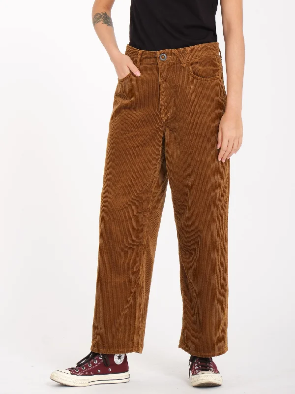 Weellow Corduroy Trousers - TOFFEE Trousers Tapered Slim Fit